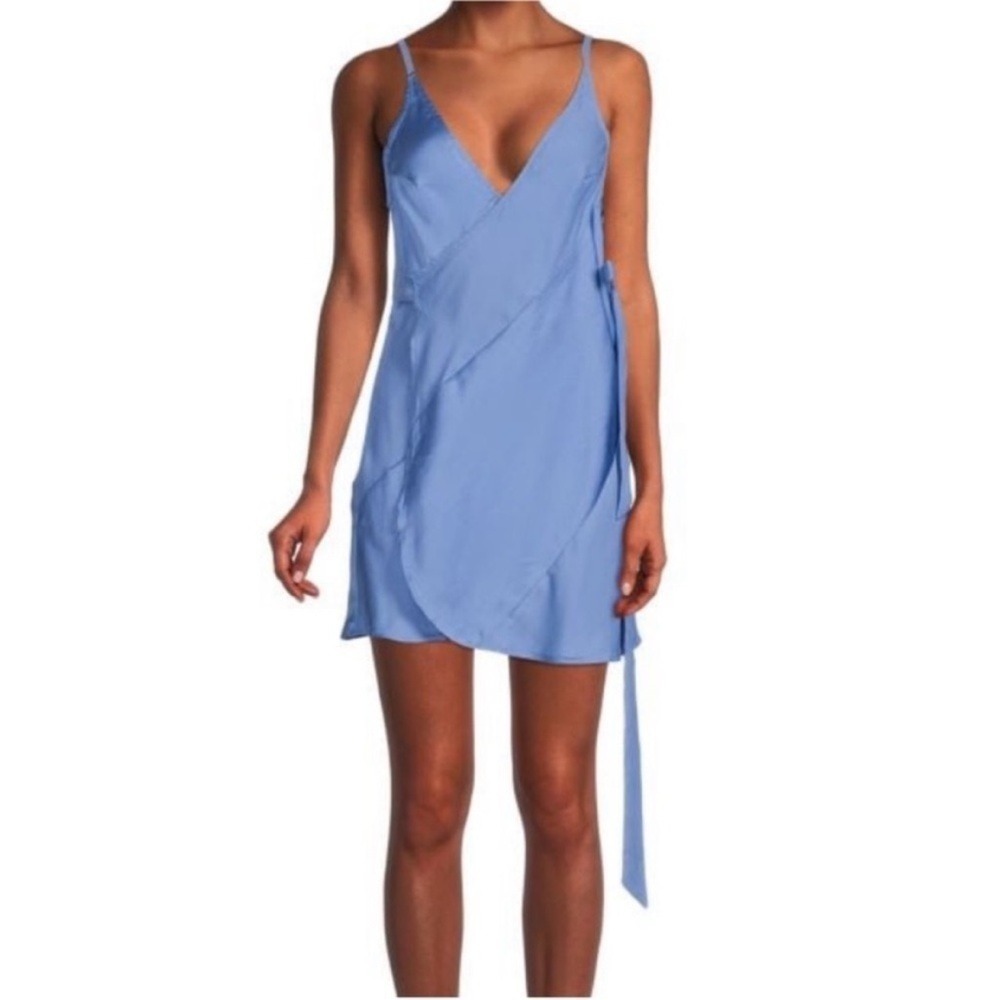 Intimately Free People Like Me or Love Me Wrap Mini Slip Dress Size Medium